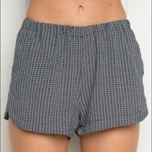 ✨ Brandy Melville Black Floral Zadie Short ✨